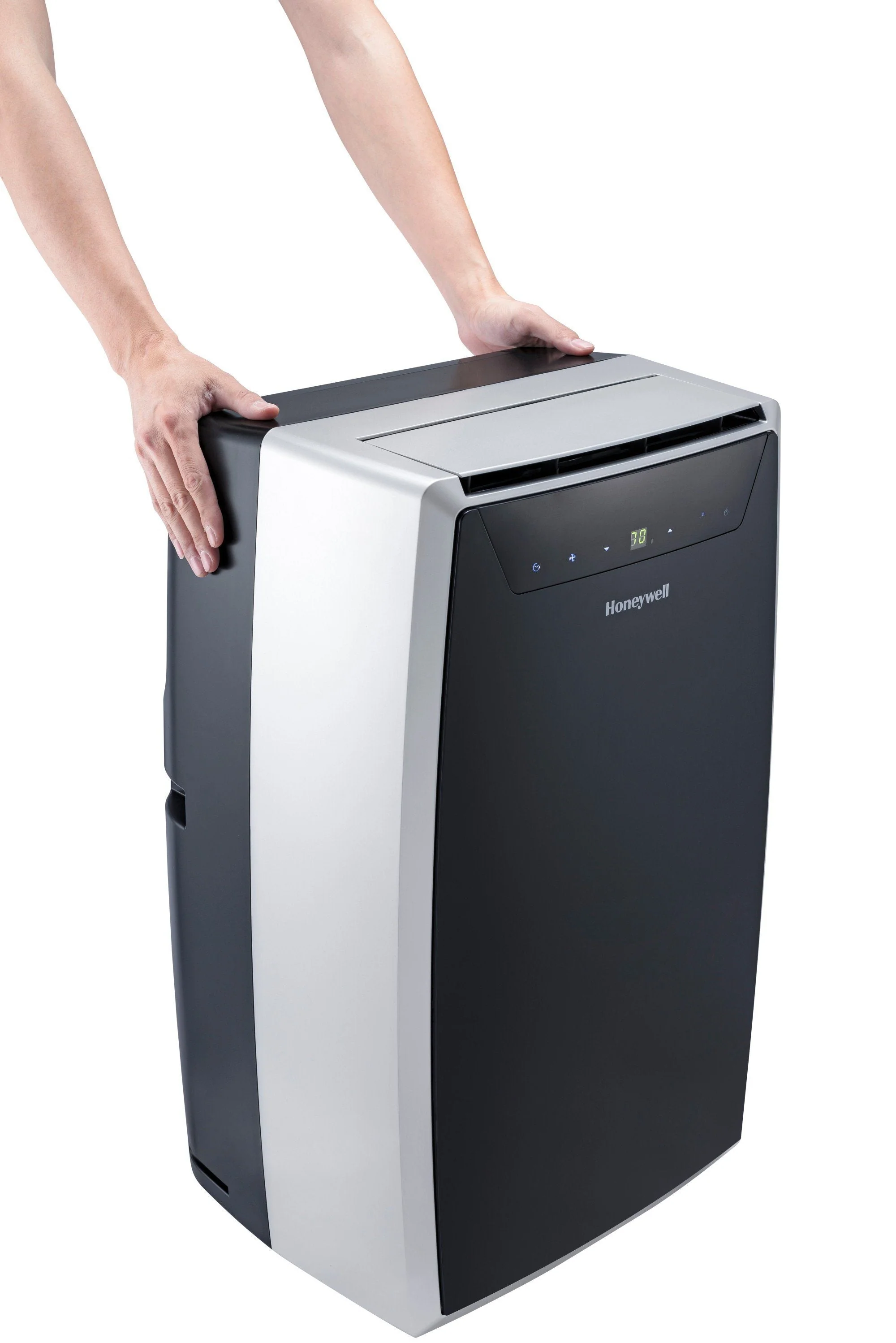 Honeywell MN4CFS0 14000 BTU 700 Sq. Ft. Portable Air Conditioner with Dehumidifier & Fan, with Drain Pan & Insulation Tape (Black-Silver) - Image 12