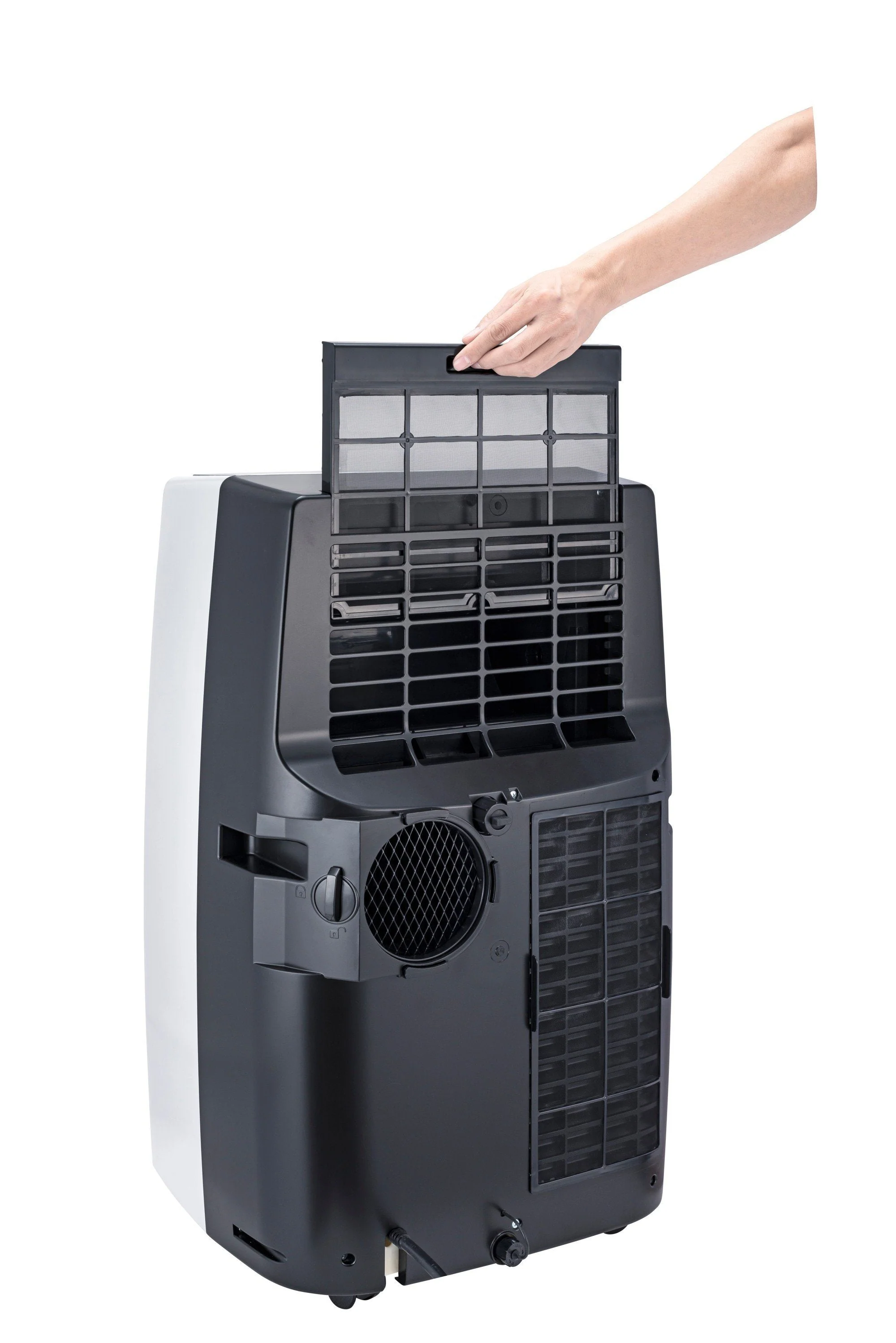 Honeywell MN4CFS0 14000 BTU 700 Sq. Ft. Portable Air Conditioner with Dehumidifier & Fan, with Drain Pan & Insulation Tape (Black-Silver) - Image 14