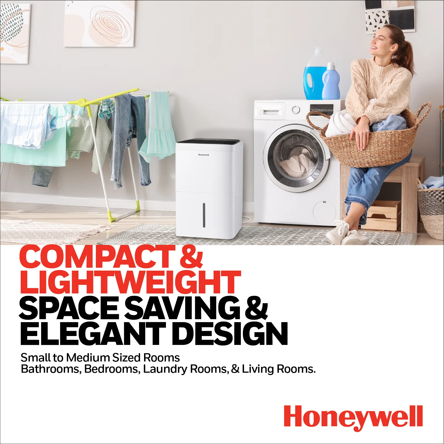 Honeywell TPFIT50AWK 50 Pint Smart Portable Dehumidifier with Alexa Voice Control, White - Image 13