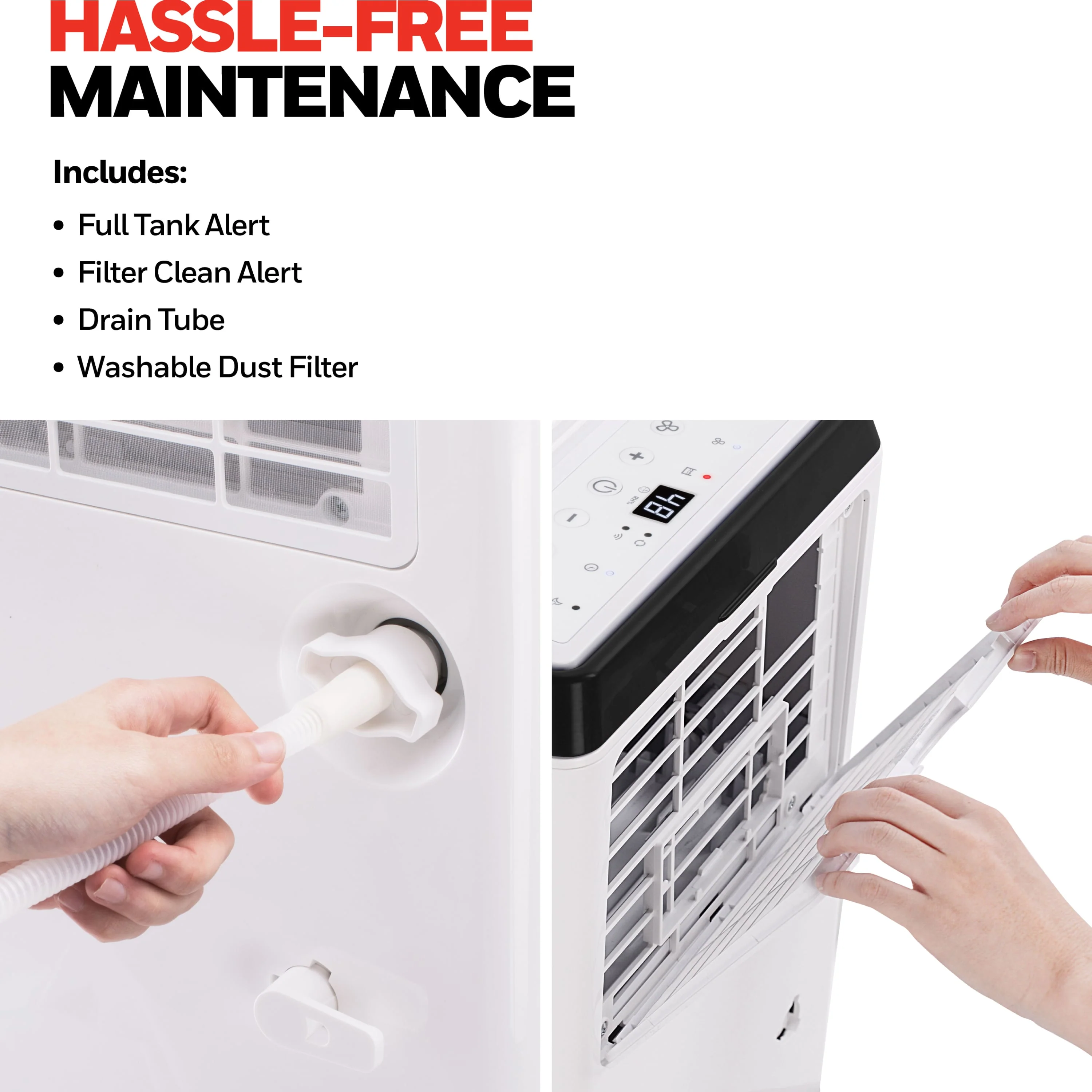 Honeywell TP30AWKNR 23-Pint (30 Pint DOE 2019 Standard) Smart Dehumidifier with Alexa Voice Control, White - Image 5