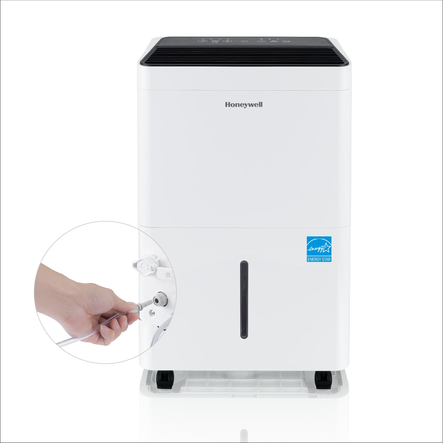 Honeywell TPFIT50PWK 50 Pint Energy Star Portable Dehumidifier with Pump, White - Image 20